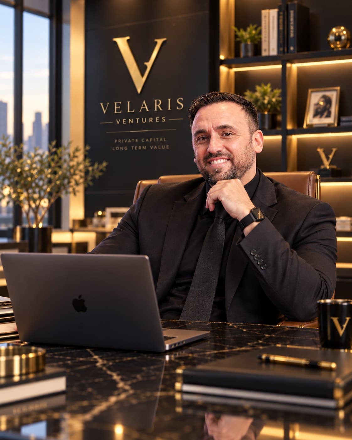 Sylvain Pina Lopez at the Velaris Ventures offices