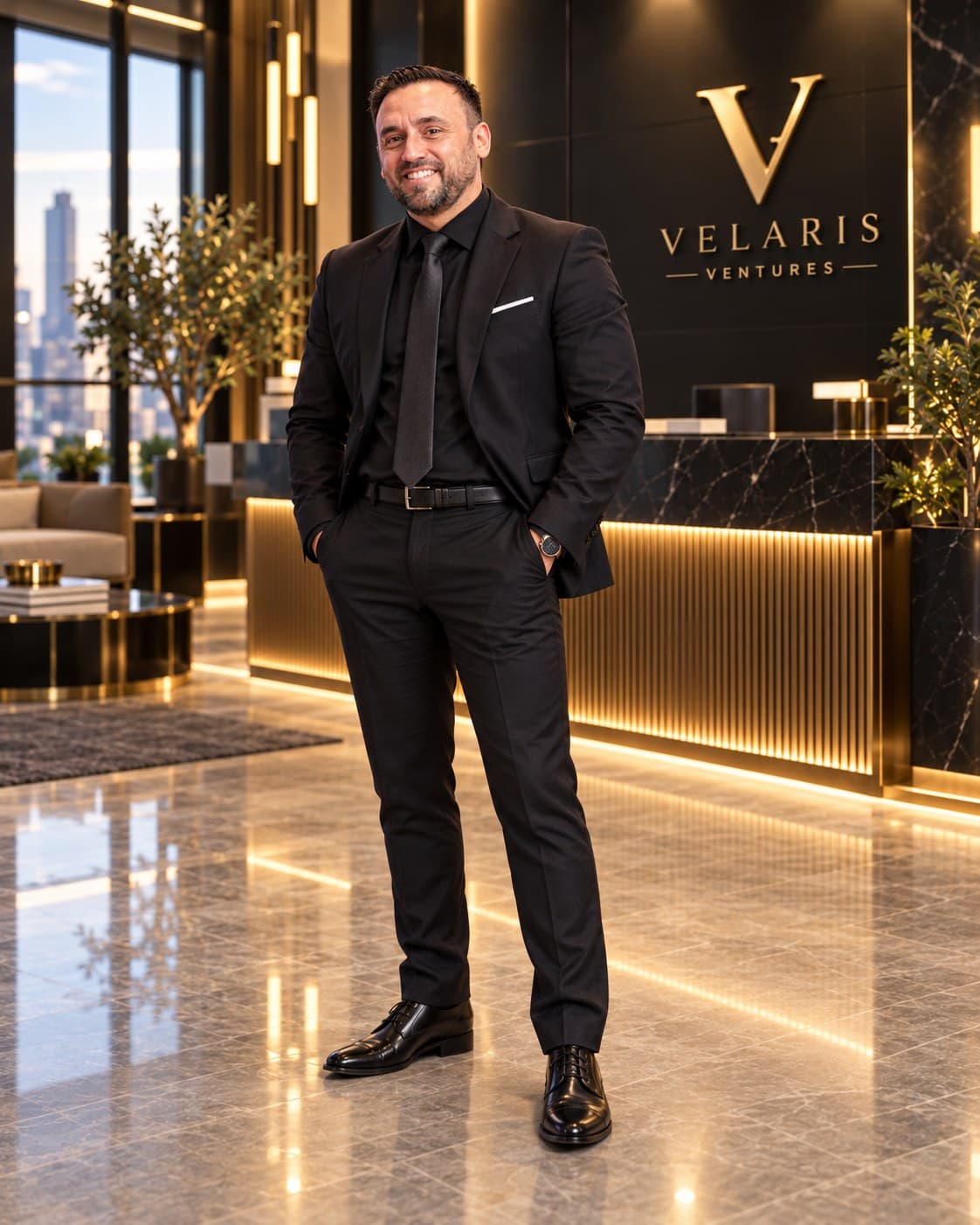 Sylvain Pina Lopez at the Velaris Ventures offices